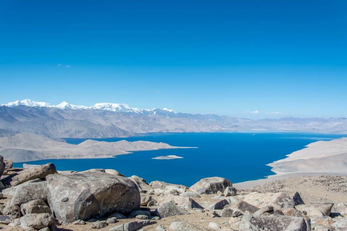 Hike to Ortoboz Pass at 5041 meters near Karakul Lake Hike to Ortoboz Pass at 5041 meters near Karakul Lake