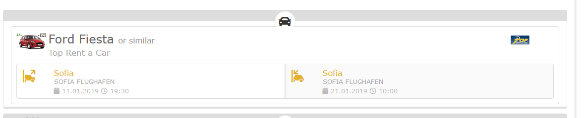 Screenshot Mietwagen Deal in Sofia während Skiurlaub in Sofia 10 Nächte Screenshot Mietwagen Deal in Sofia während Skiurlaub in Sofia 10 Nächte