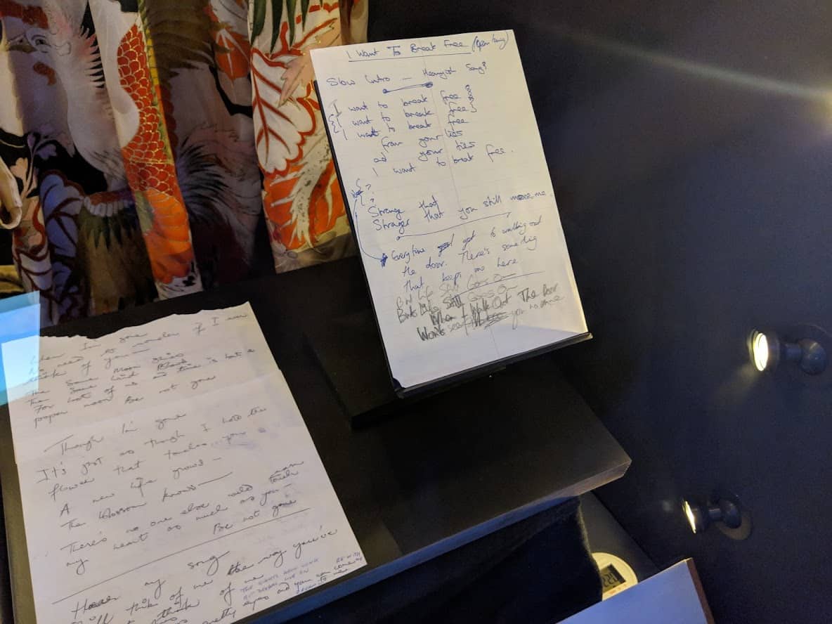 Song notes at the British Music Experience