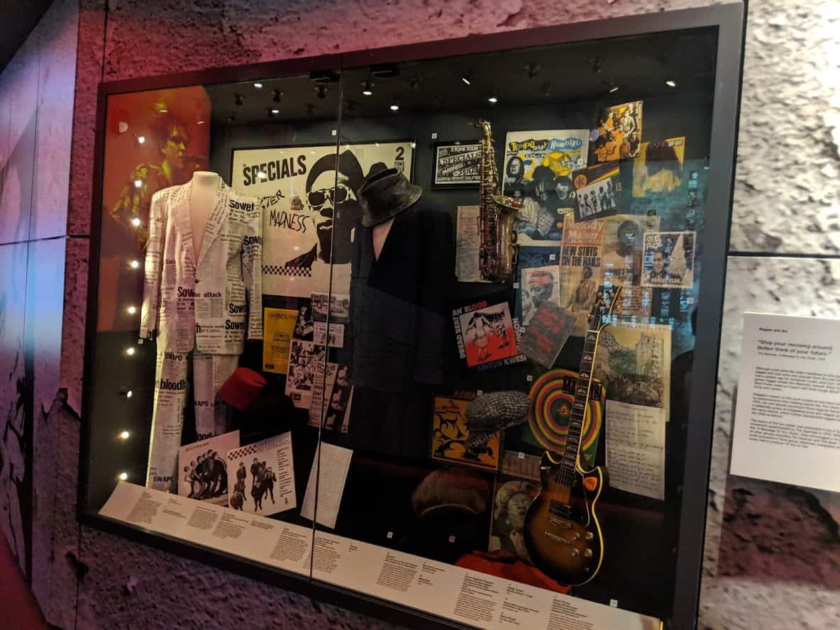 Ska memorabilia at the british music experience.