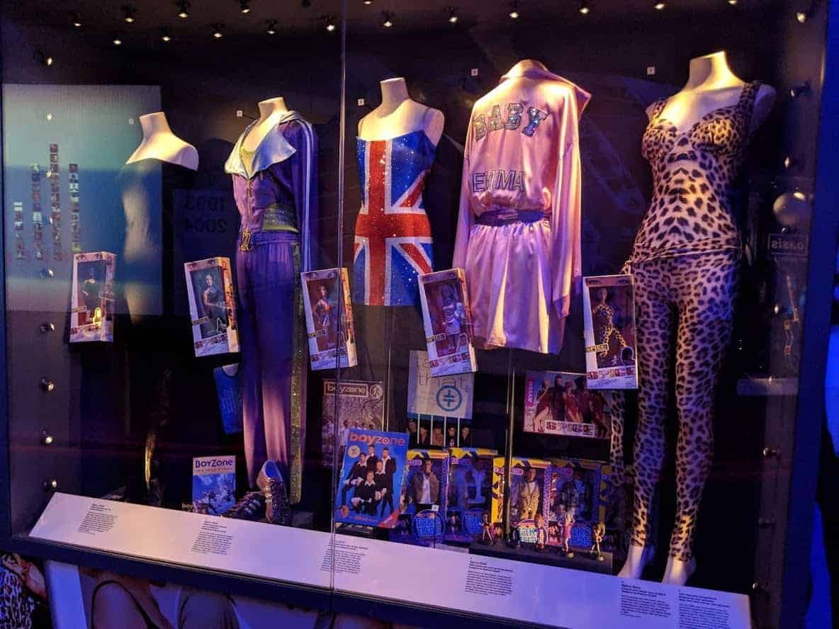 Spice Girl outfits from each of the Spice Girls