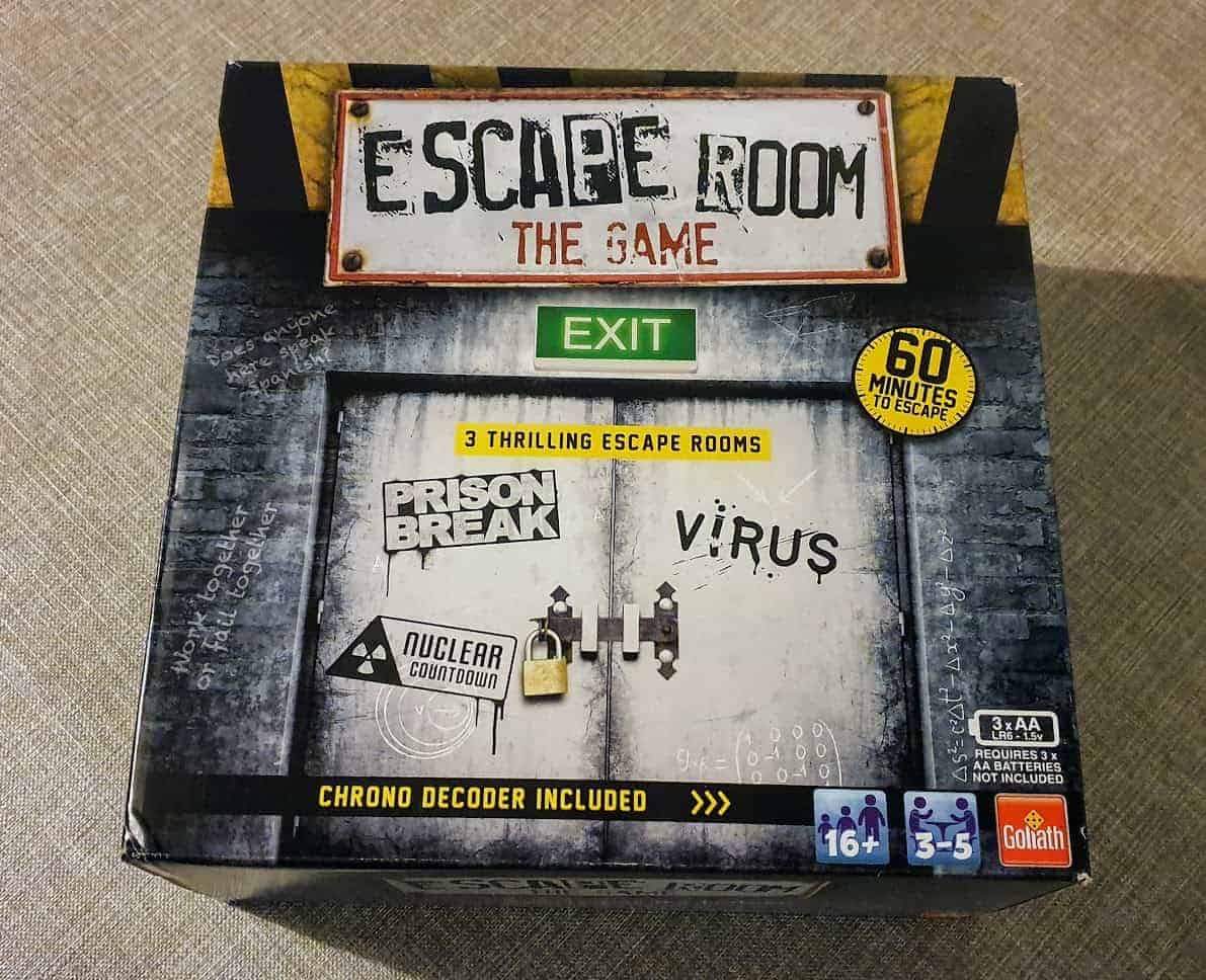 Closeup of Escape Room The Game