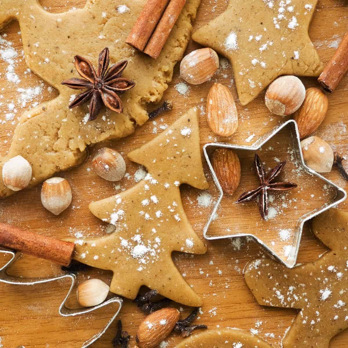 christmas baking in the build up to Christmas