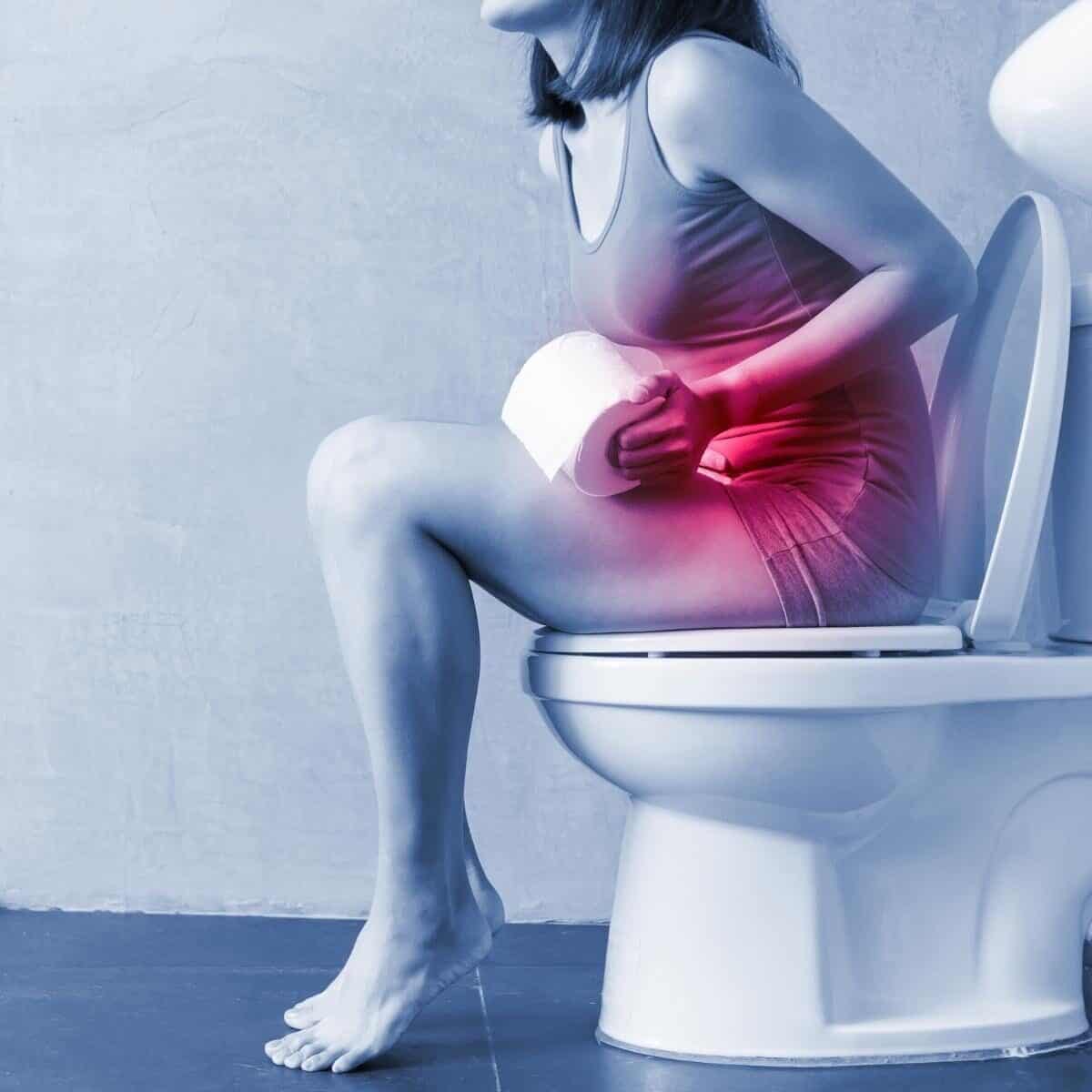 lady with constipation