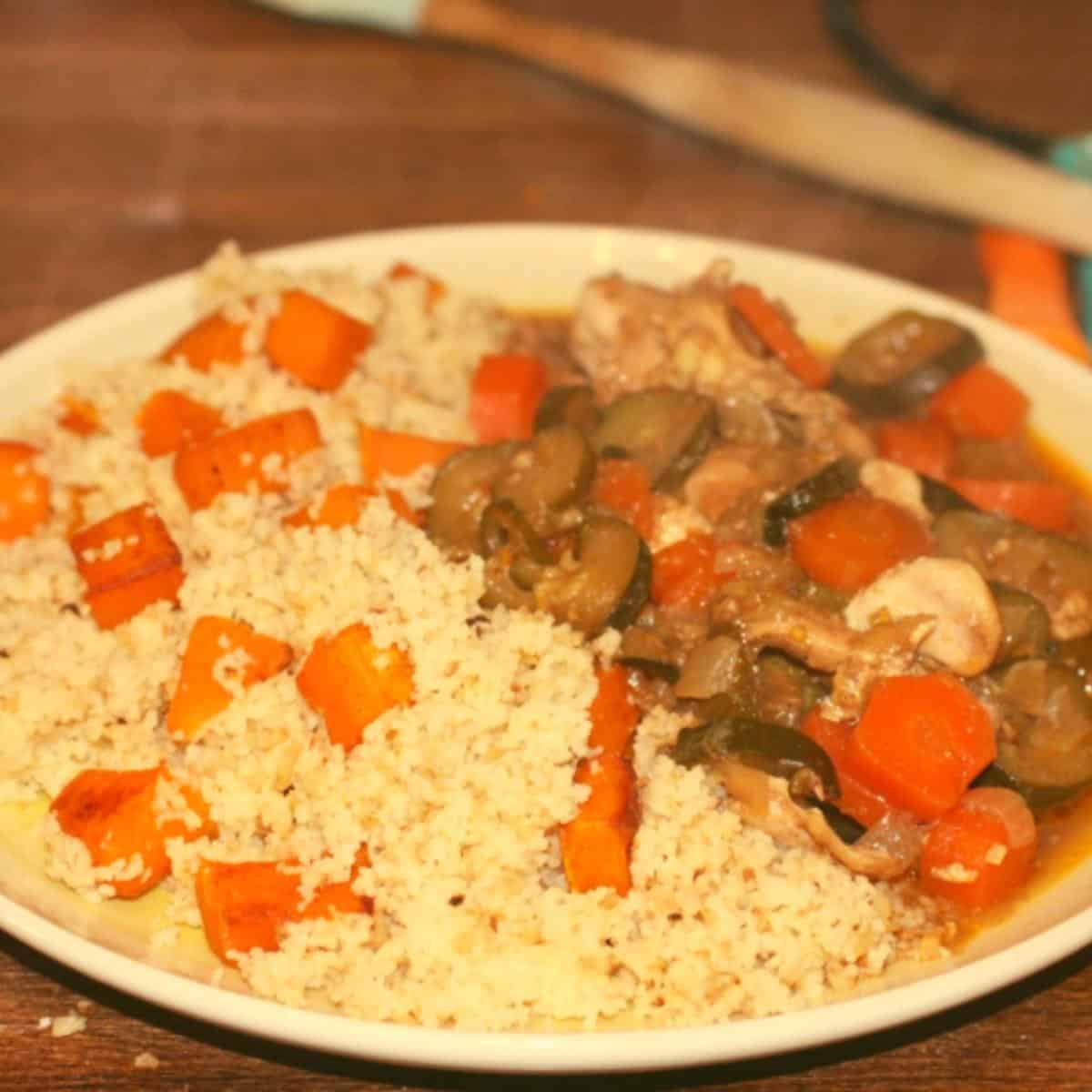 Moroccan chicken casserole