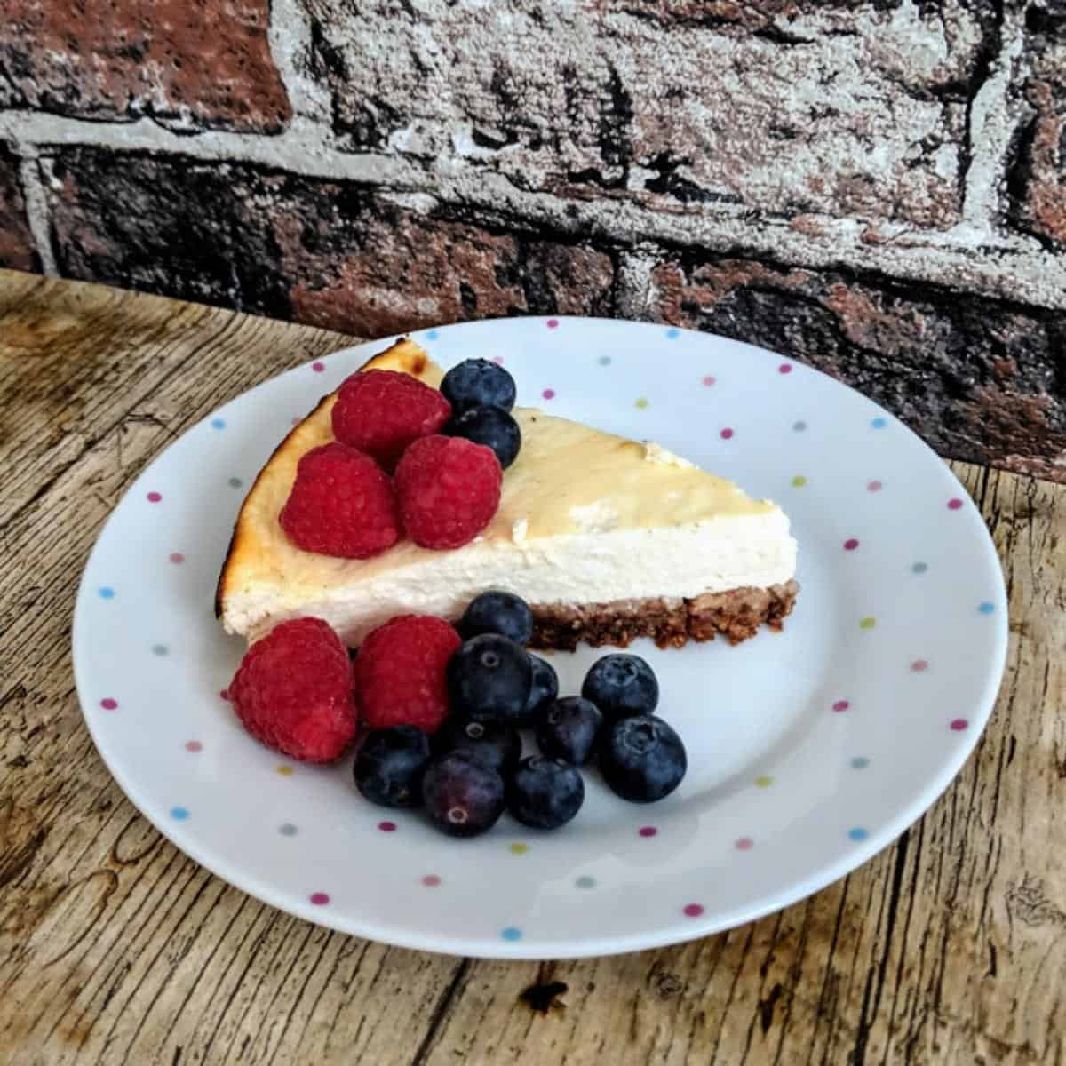 vanilla baked cheesecake