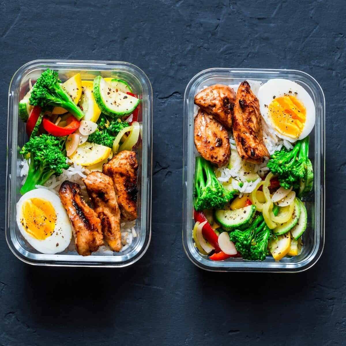 Healthy lunch box idea for an easy sw lunch