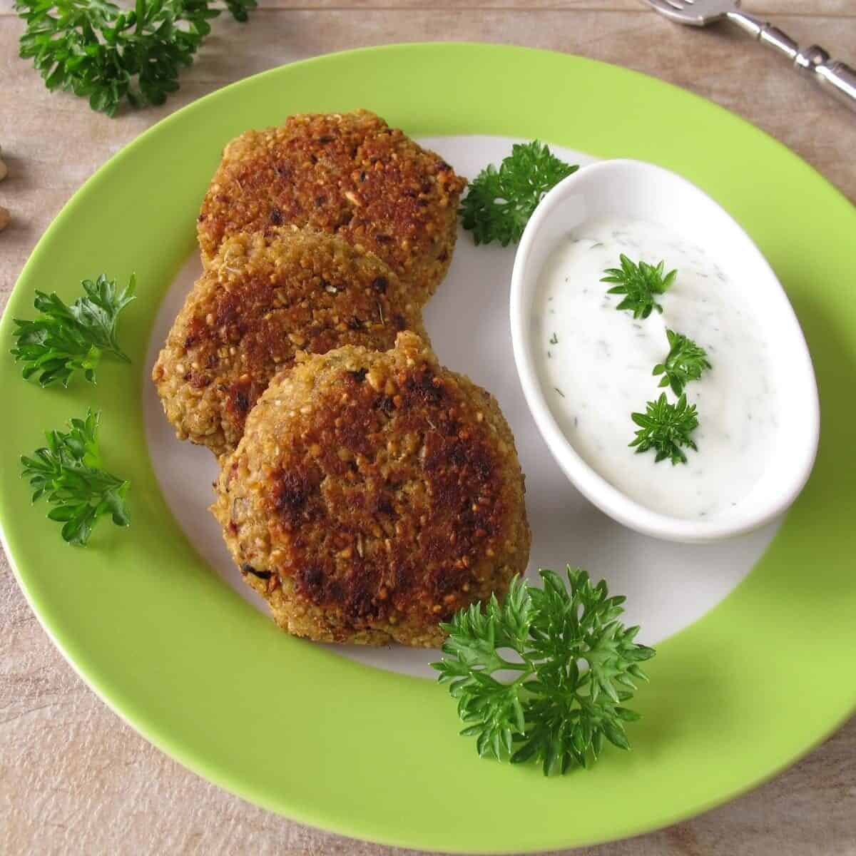 falafel burgers
