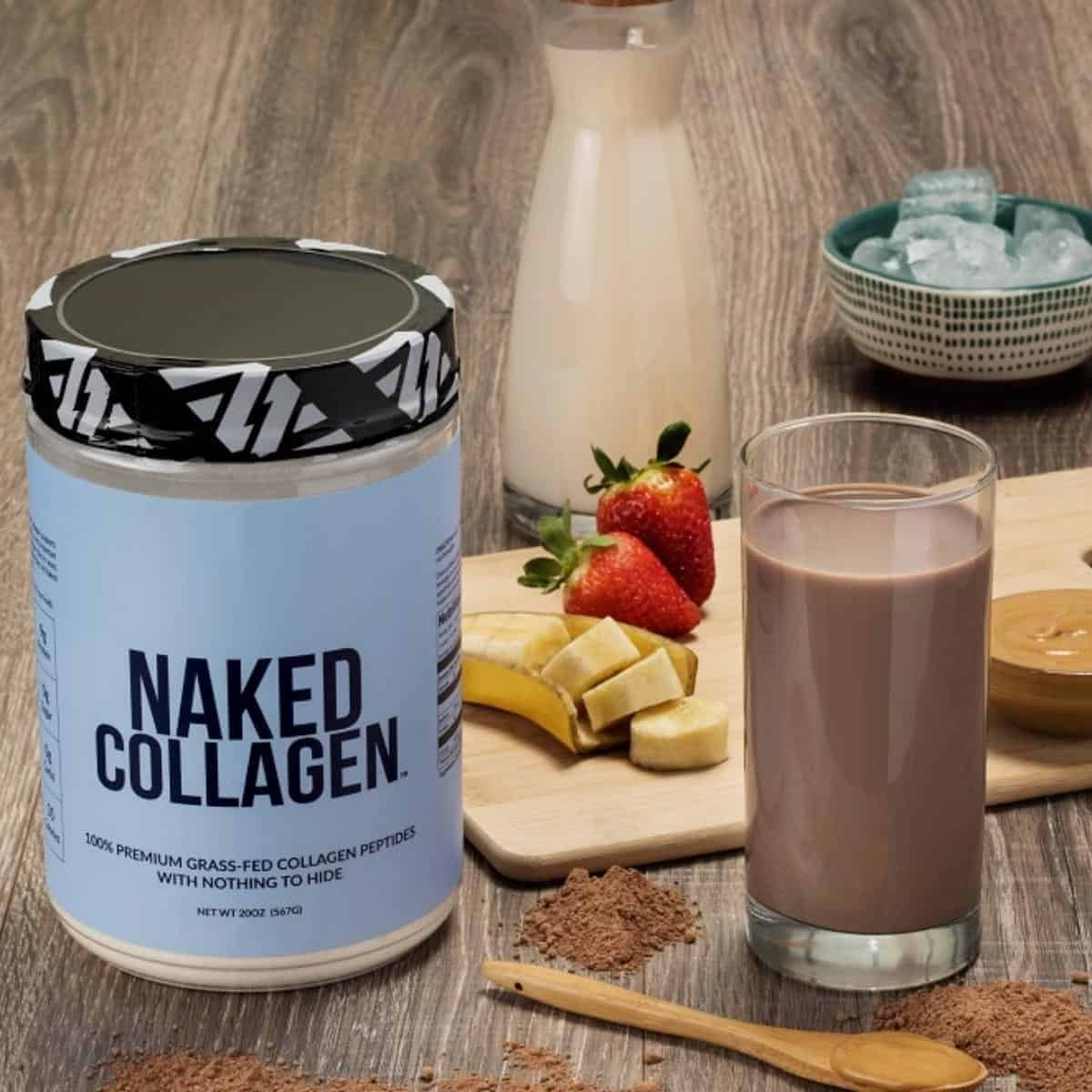 collagen supplement with milkshake