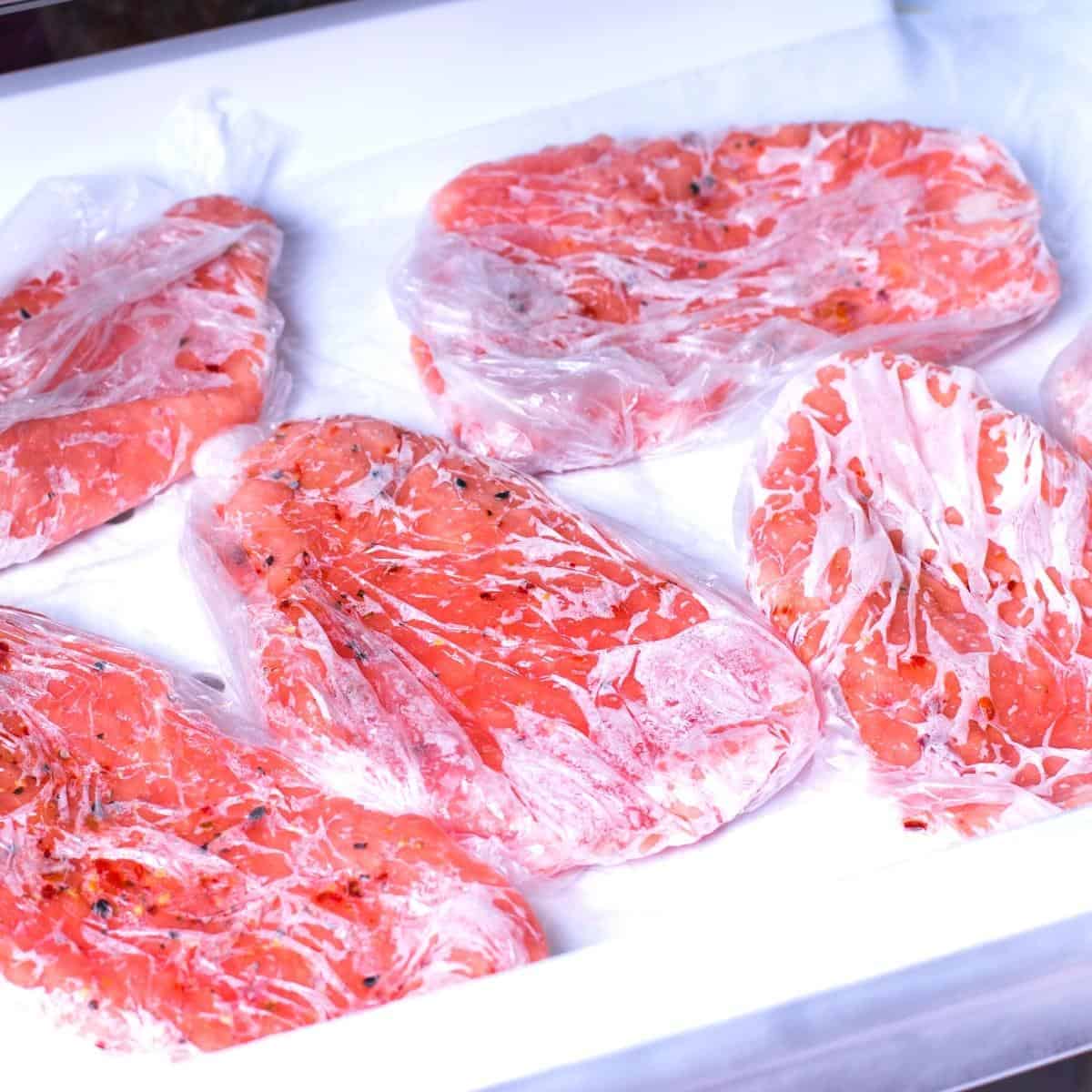 frozen meats