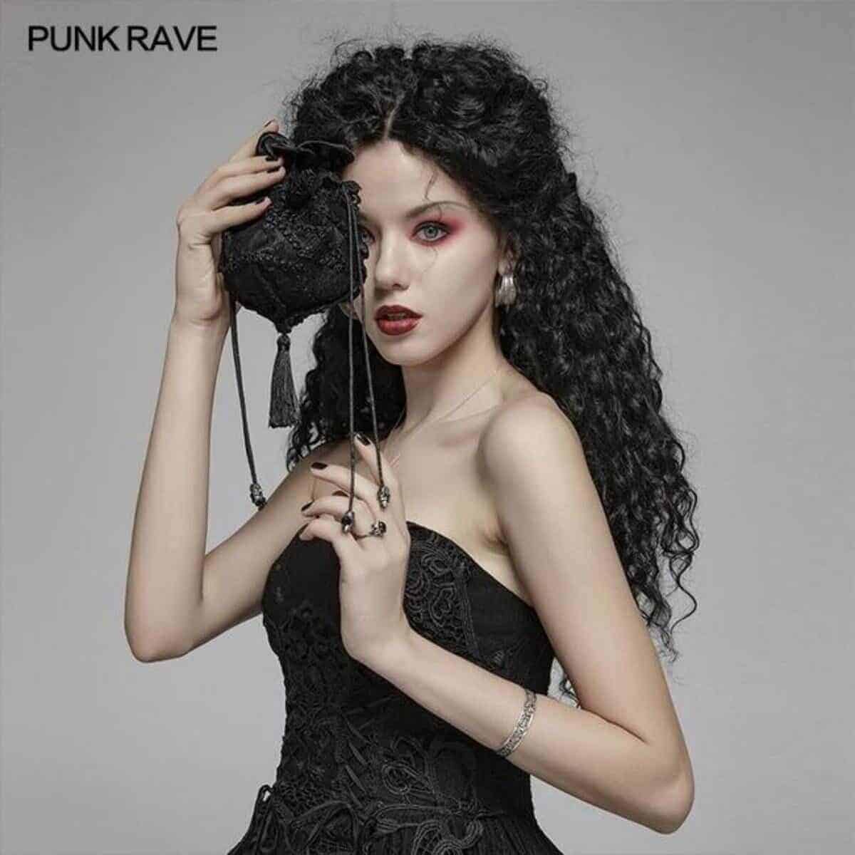 lady in punk clothes from punkravestore