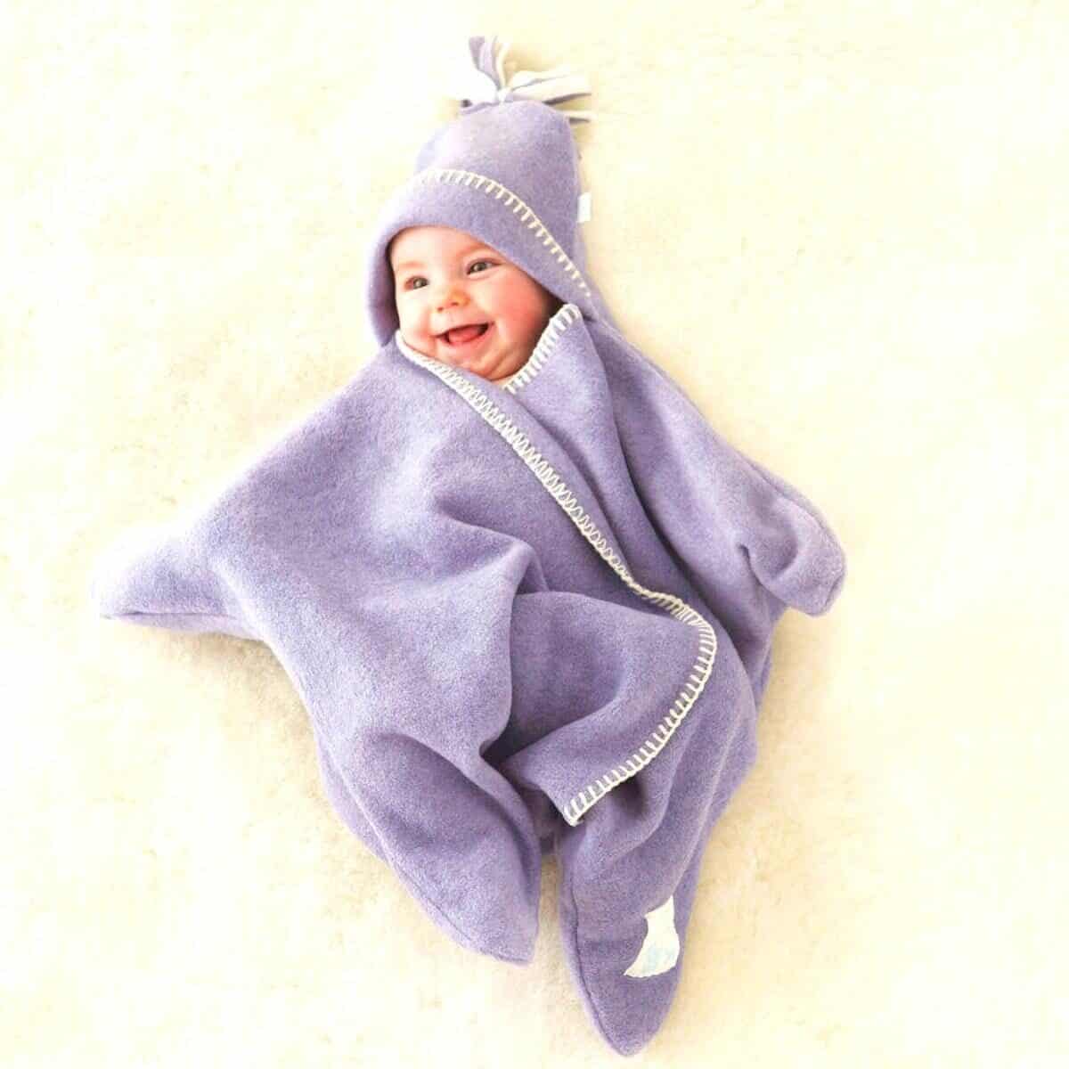 a baby in a blanket
