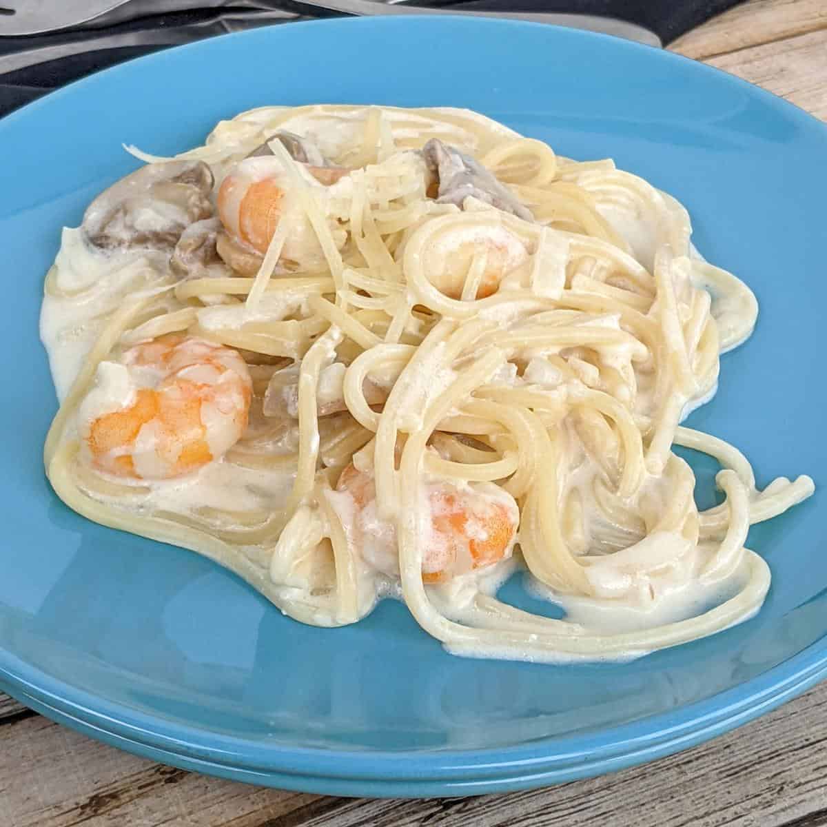 prawn spaghetti