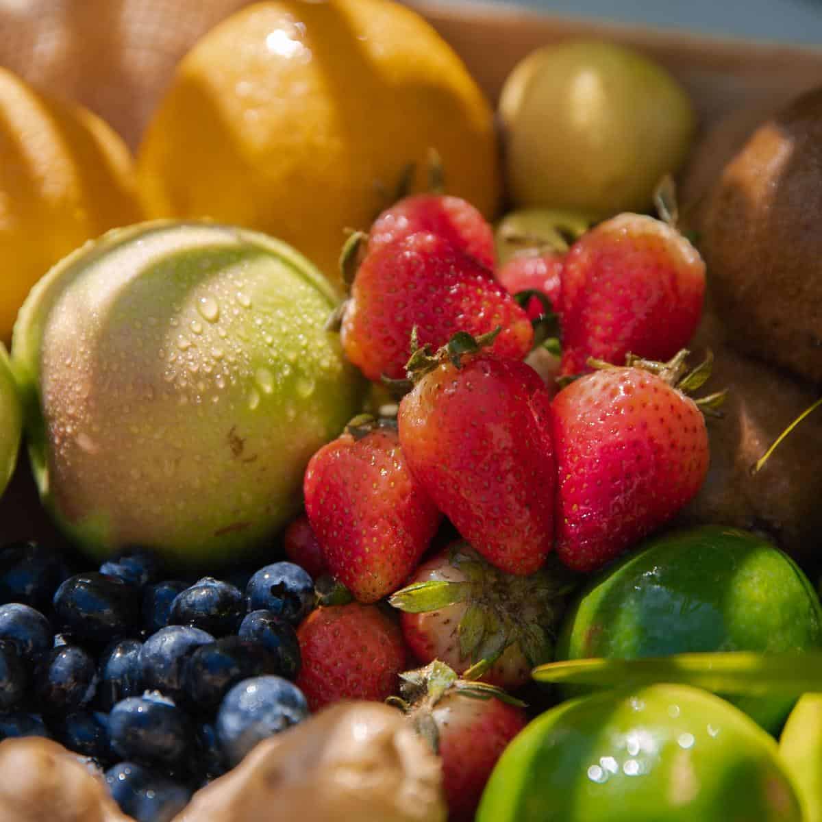 selection of fresh fruit
