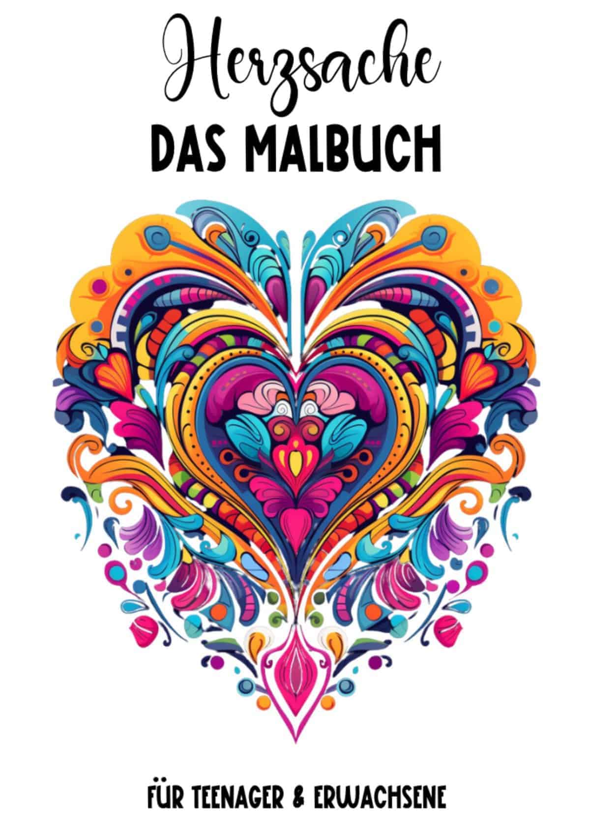 Herzsache-Malbuch Cover