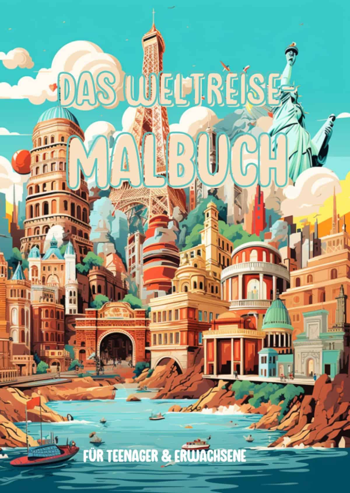 Weltreise-Malbuch Cover