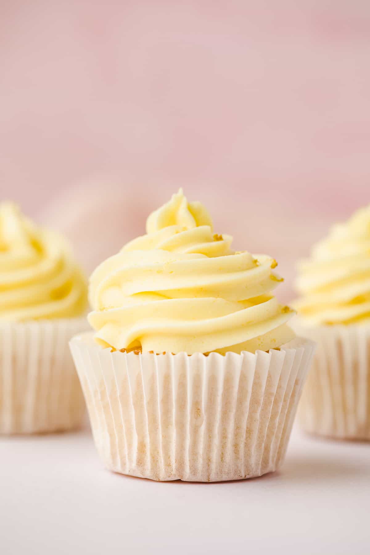 Zesty lemon cupcakes.