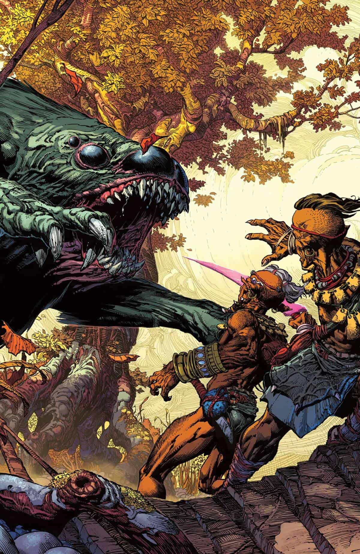 Splash page from Skinbreaker #1 by Robert Kirkman and David Finch