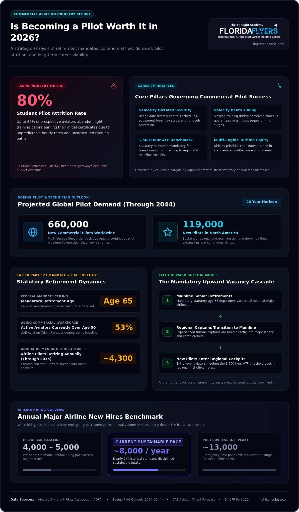 Is Becoming a Pilot Worth It in 2026? Professional ROI and Career Outlook