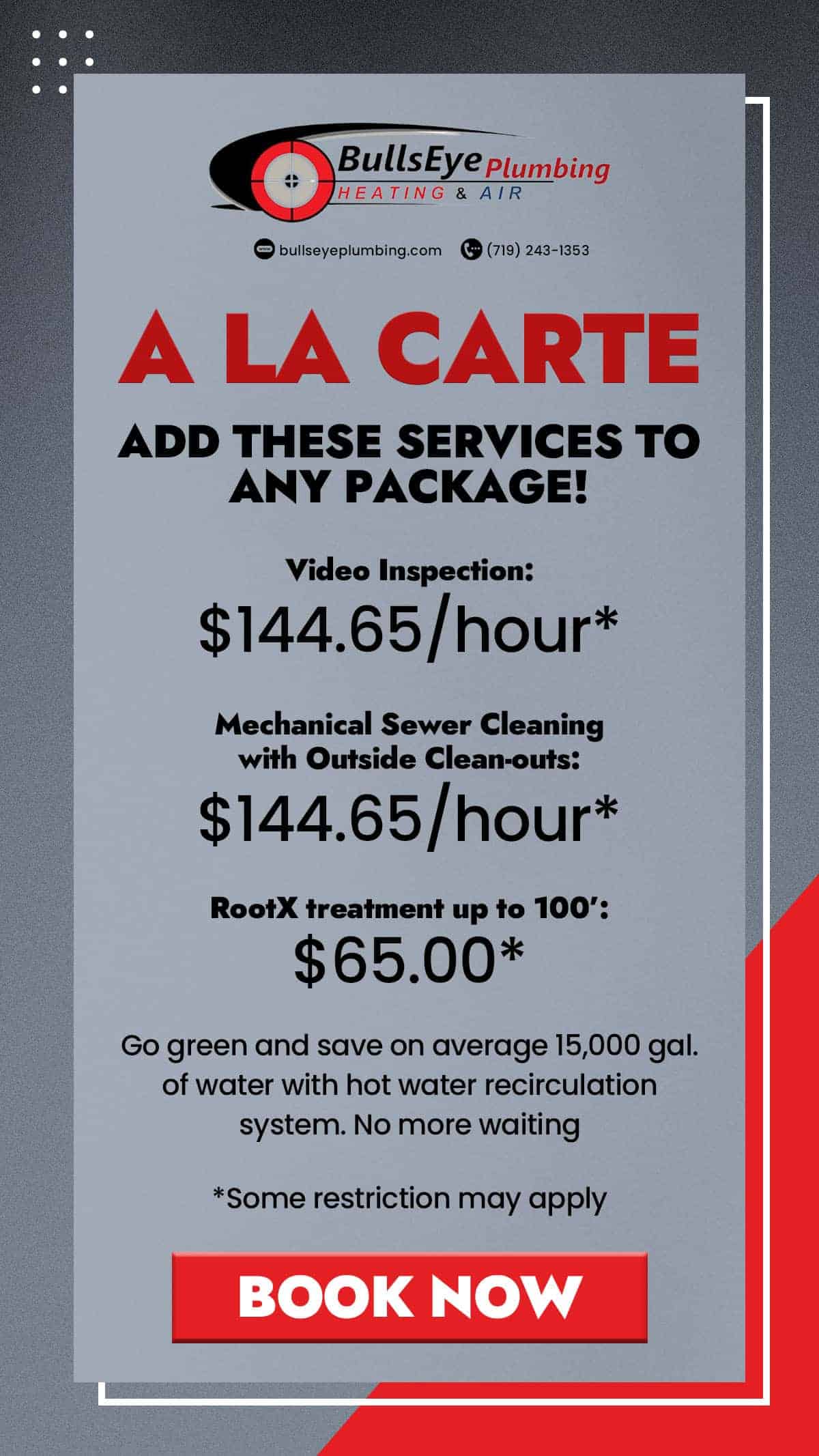 A La Carte Package