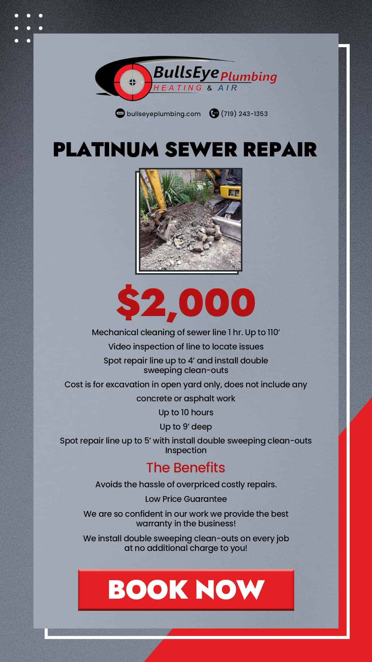 Premium Sewer Cleaning Package