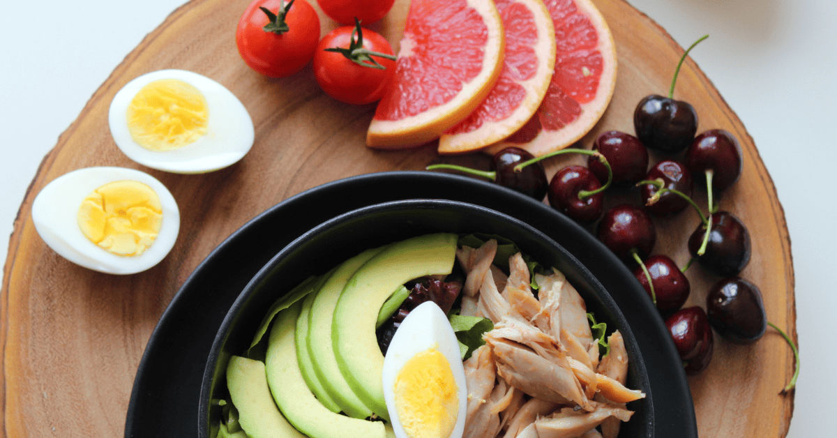 selection of healthy food