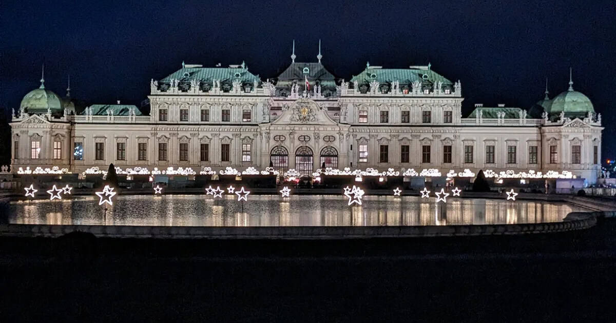belvedere palace christmas market
