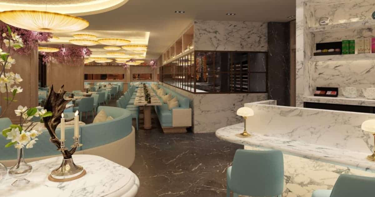 Restaurant colour scheme