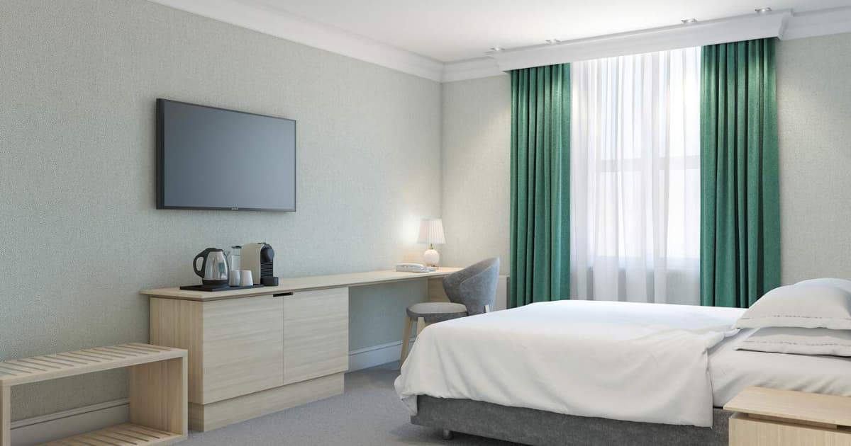 Hotel guest room first impression