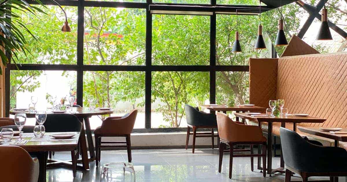 Restaurant space planning layout