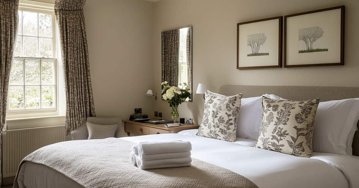 Boutique hotel guest room