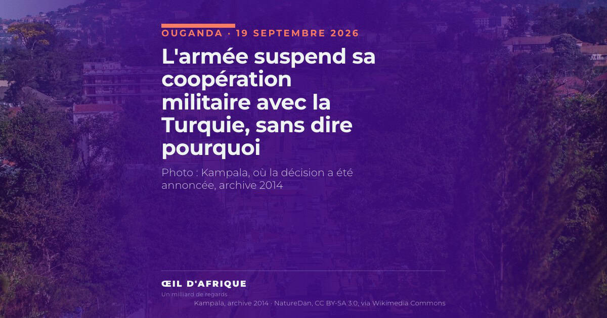 L'armée suspend sa coopération militaire avec la Turquie, sans dire pourquoi