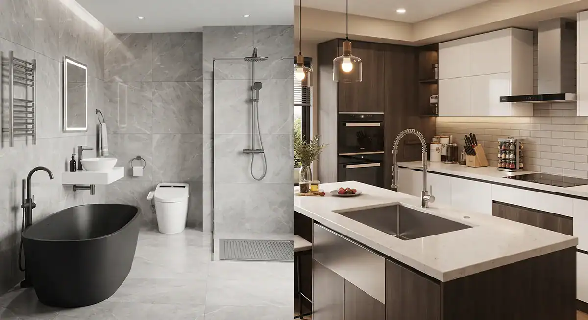 sourcing bathroom and kitchen products