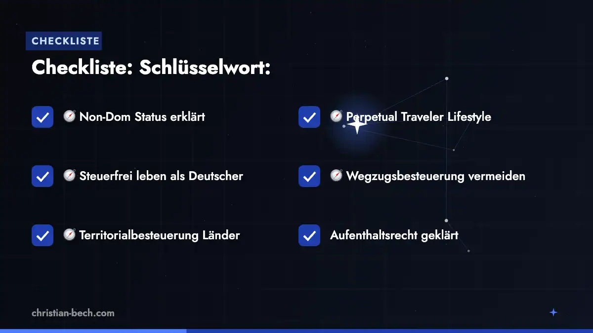 Schlüsselwort:: Checkliste