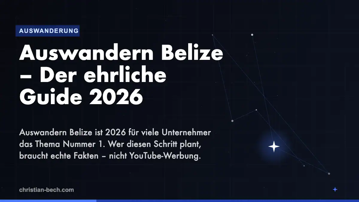 Auswandern Belize – Der ehrliche Guide 2026 – Überblick
