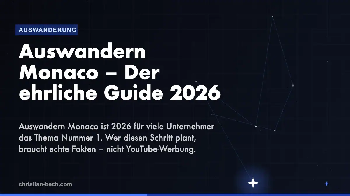 Auswandern Monaco – Der ehrliche Guide 2026 – Überblick