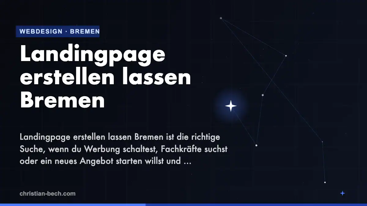 Landingpage erstellen lassen Bremen – Überblick