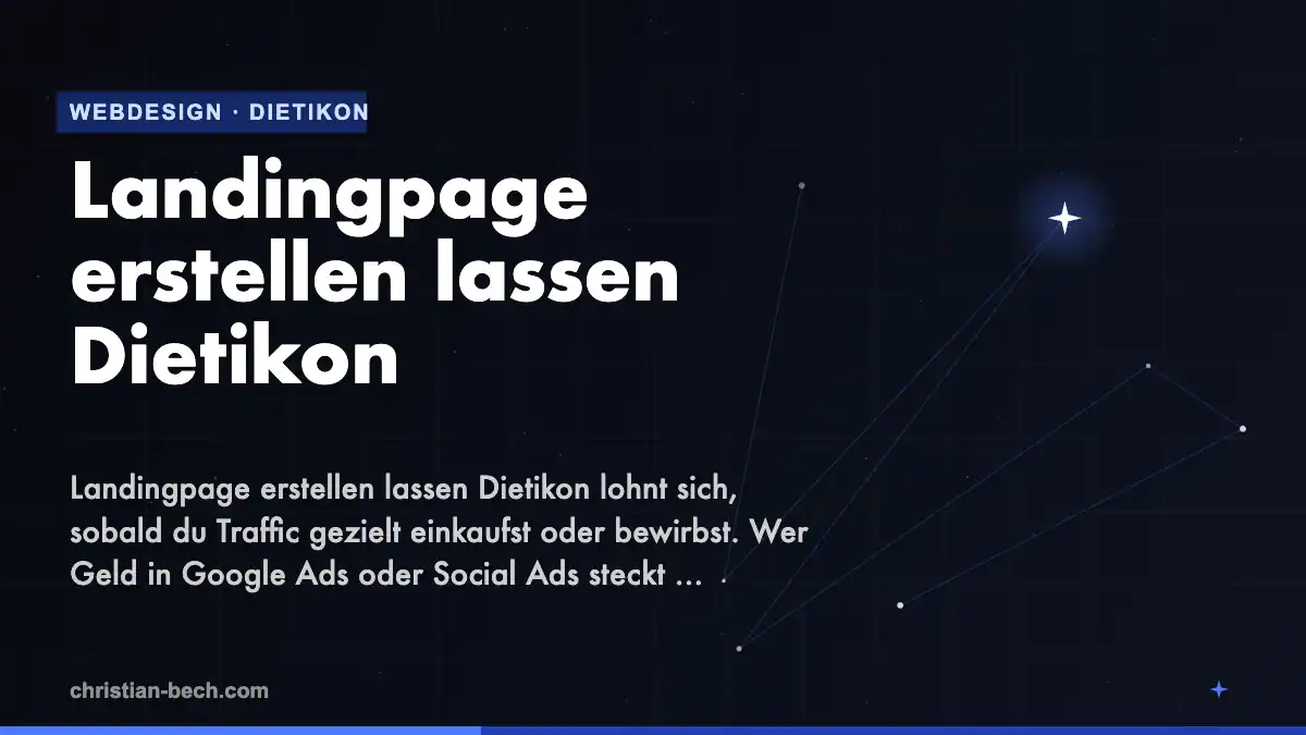 Landingpage erstellen lassen Dietikon – Überblick