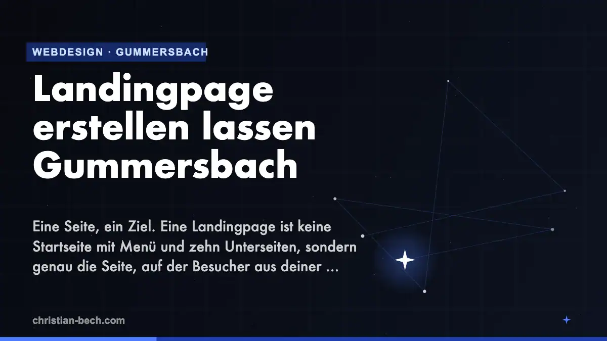 Landingpage erstellen lassen Gummersbach – Überblick