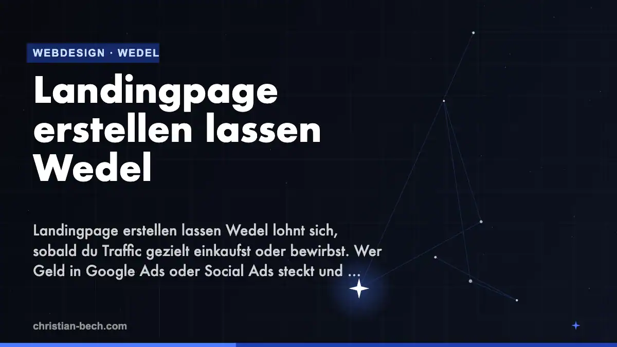 Landingpage erstellen lassen Wedel – Überblick
