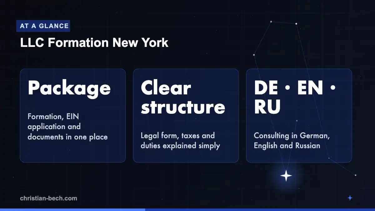 LLC Formation New York: facts and market