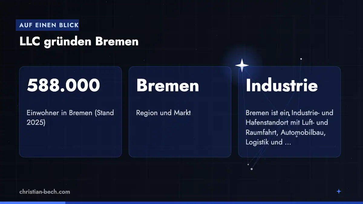 LLC gründen Bremen: Fakten und Markt