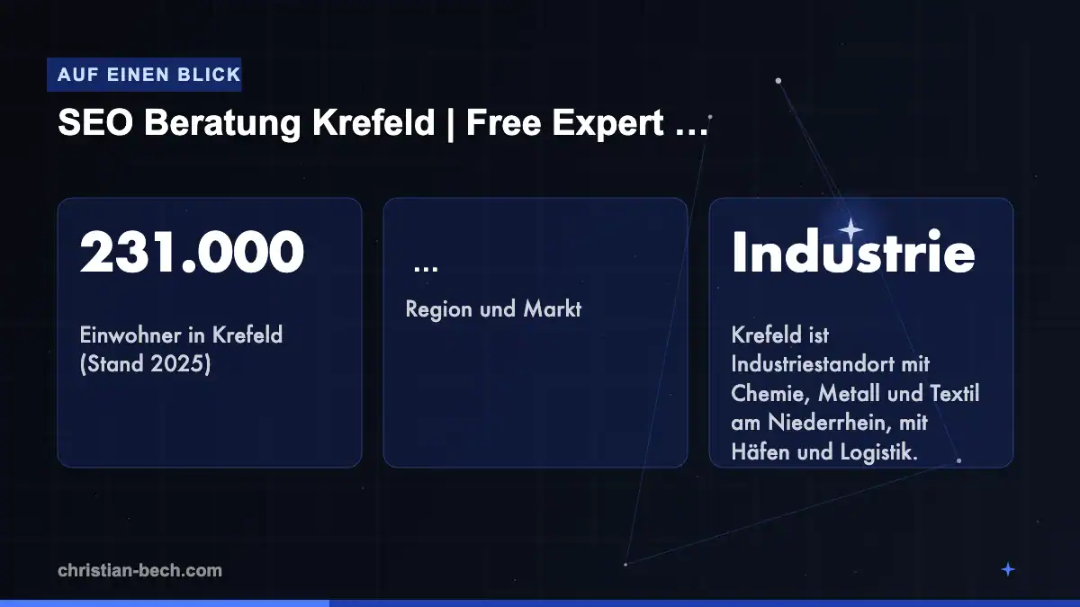 SEO Beratung Krefeld | Free Expert Consultation 2026: Fakten und Markt