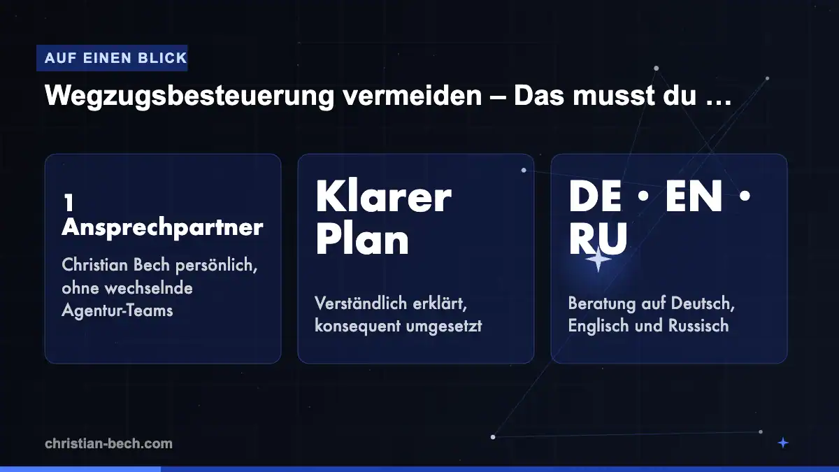 Wegzugsbesteuerung vermeiden – Das musst du wissen: Fakten und Markt
