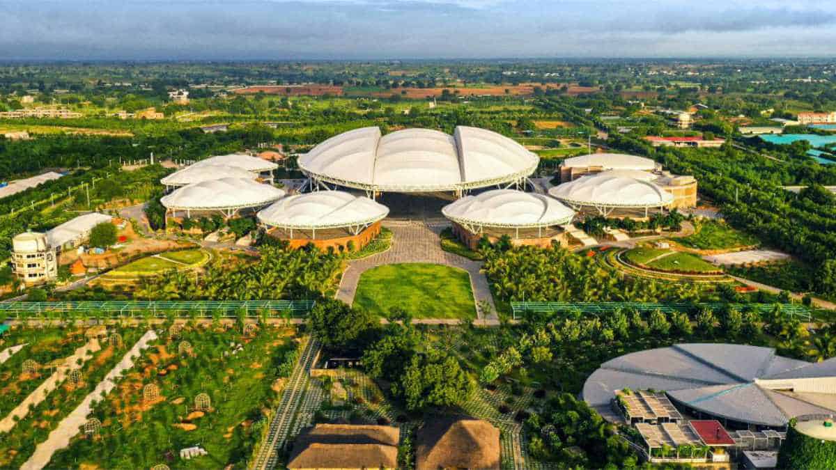 kanha shanti vanam meditation hall