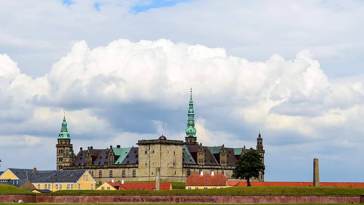 Copenhagen Kronborg Castle at Helsingor, Denmark. Hamlet Castle. Kronborg Tour