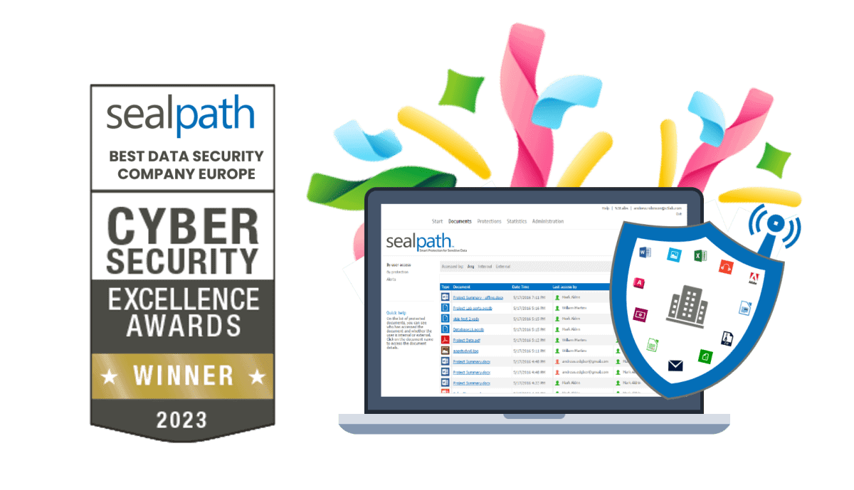 Banner Premio Cybersecurity Excellence Awards 2023 no marco