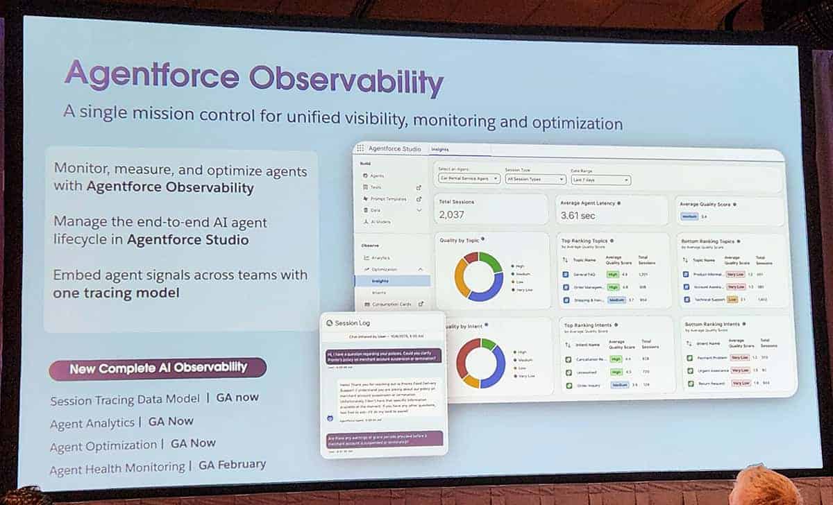 Agentforce Observability - Agentforce 360 Platform Deep Dive