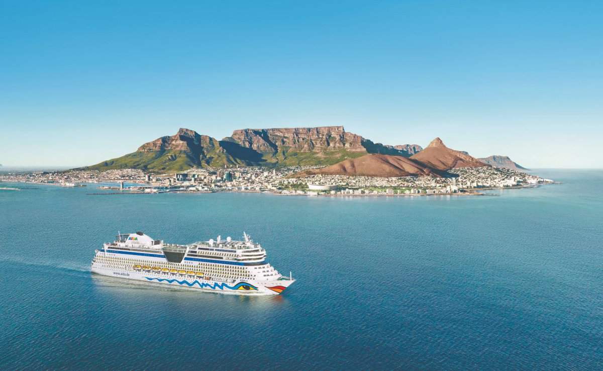 AIDA Fernweh-Routen rund um Afrika: Winter 2025/2026 ab nur €825 p.P. aidasol-weltreise-kapstadt