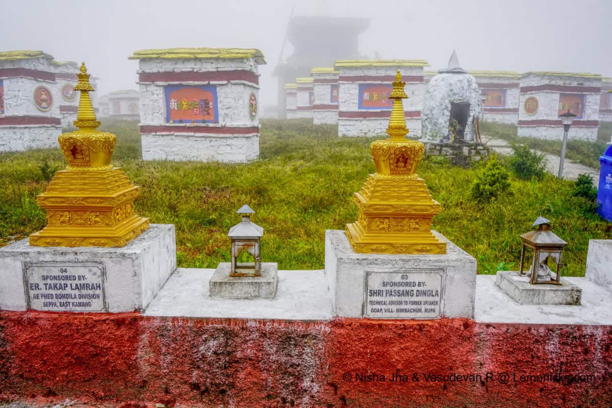 Dirang Mandala top 108 Mane foggy day